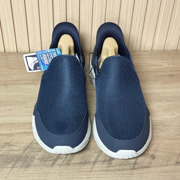 Skechers Men’s Equalizer Swift Fit Slip-On Sneakers Size 9 Navy - Picture 3 of 11